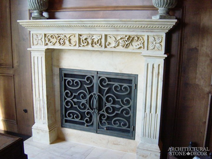 Architectural-Stone-Decor-Limestone-Stone-Fireplace-Antique-Reclaimed-Mantel1