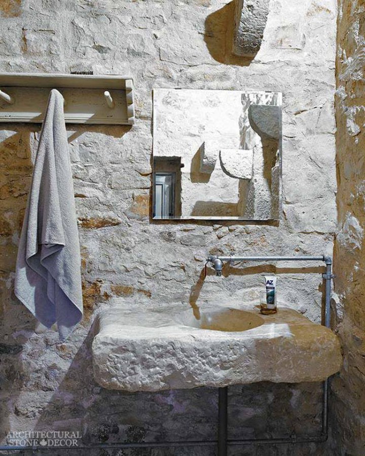 Rustic-reclaimed-Powder-room-trough-sink-canada