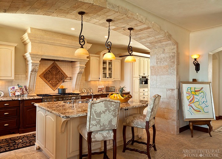 French-country-kitchen-reclaimed-limestone-sink-countertop-flooring-kitchen-hood-2