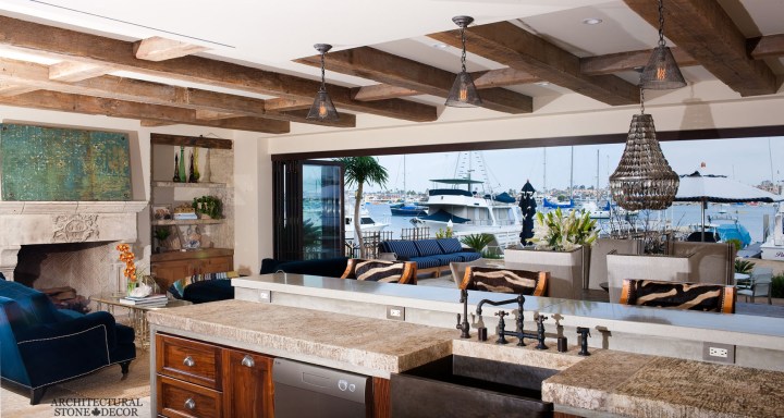 Modern-Neolithic-limestone-rustic-kitchen-flooring-countertop-butcher-block-antique-slab-sink-coastal3