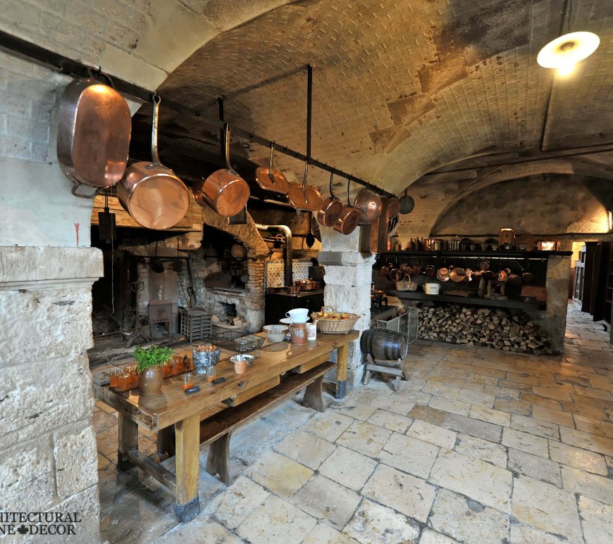 Reclaimed limestone hand carved flooring