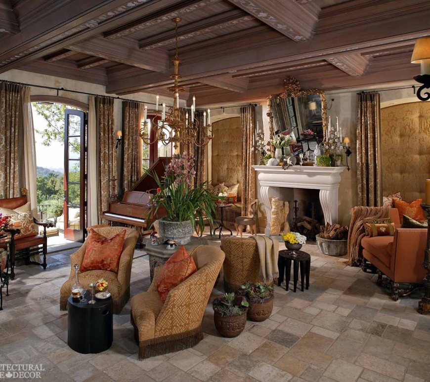 Dalle de Bourgogne reclaimed salvaged antique limestone flooring tiles music room living room canada toronto