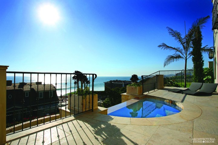 canada ca UK UAE antique rustic reclaimed natural limestone stone flooring tiles planks old world Barre Blonde back porch backyard