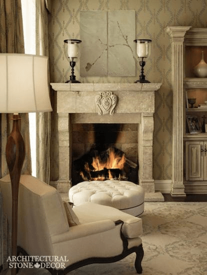 limestone-fireplace-canada