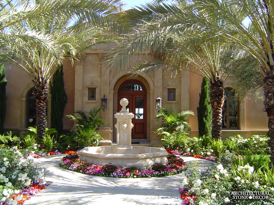 stone-pool-fountain-limestone-beautiful-canada-entryway-lion heads