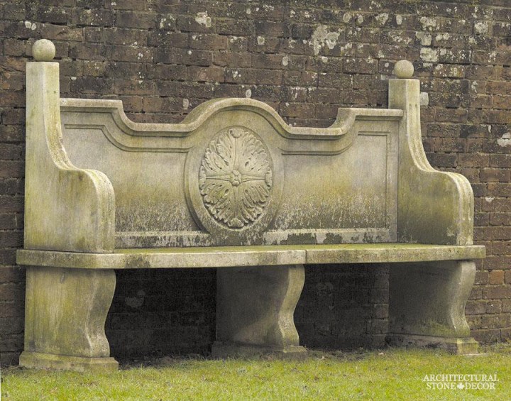 Antique-limestone-hand-carved-benches-outdoor-garden-14