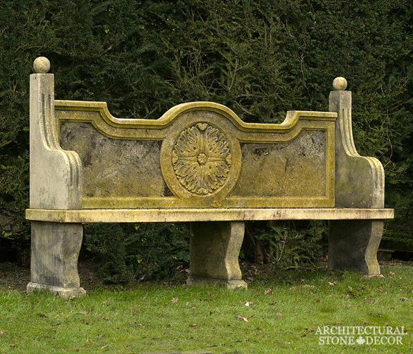 Antique-limestone-hand-carved-benches-outdoor-garden-19