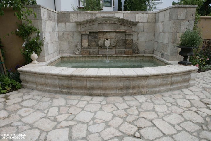 honed outdoor cobble stone flooring