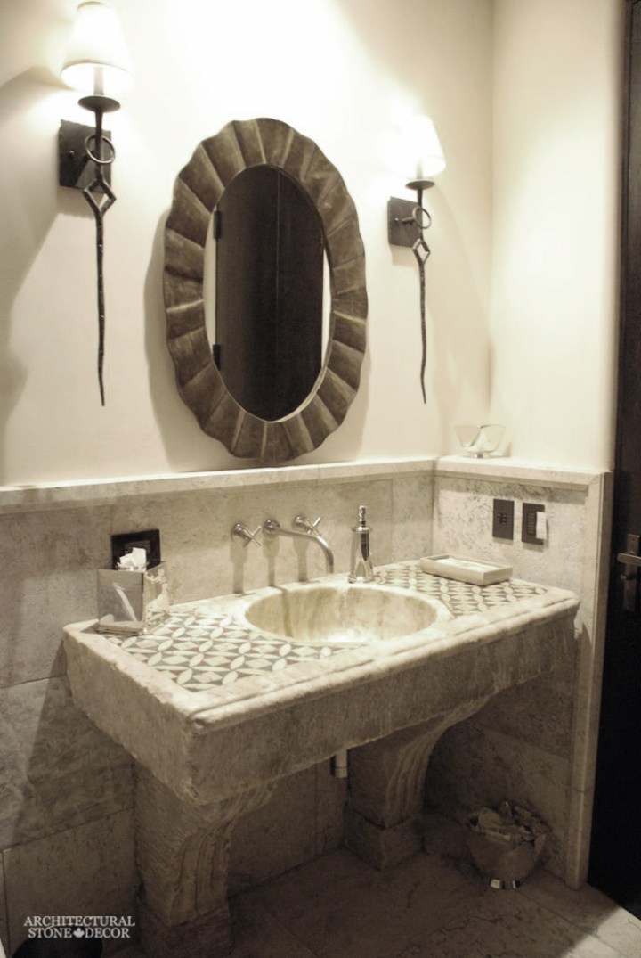 antique-limestone-stone-bathroom-sink-design-canada