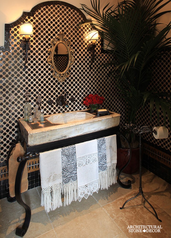 Bathroom- Inlayed- Marble- Sinks-canada