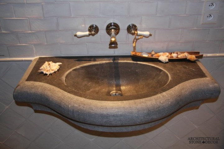 Beautiful-antique-hand-carved-basalt-sink-design-canada
