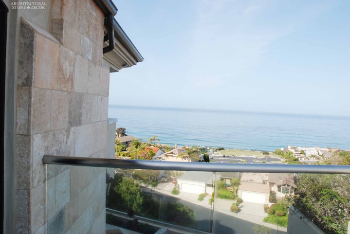 Coastal style west coast Outdoor Exterior natural stone reclaimed rustic old world limestone wall cladding veneer Canada ca