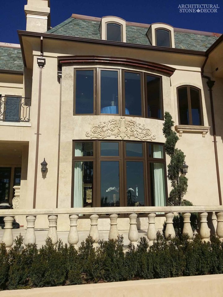 Outdoor Exterior modern English style natural stone reclaimed rustic old world limestone wall cladding veneer canada ca