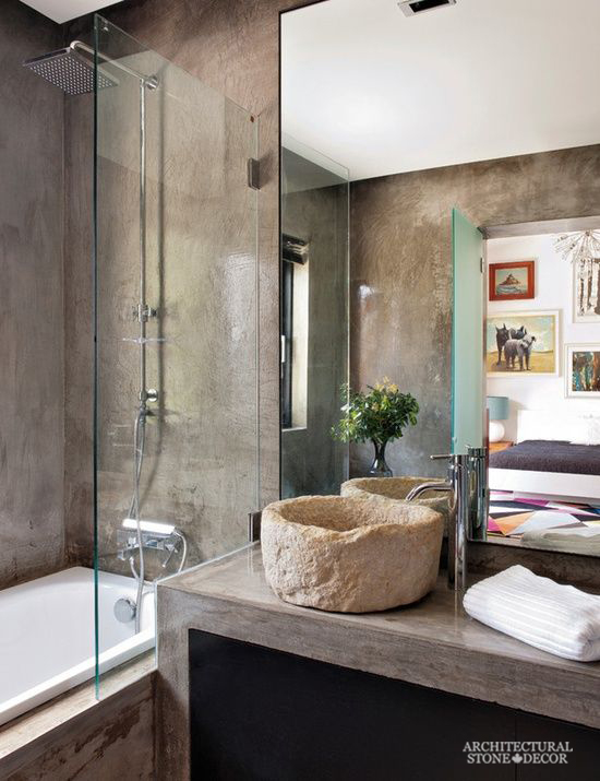 Limestone-Bathroom-Belgium-Black-Basalt-Sinks-05