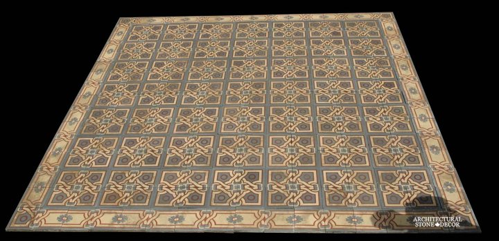 Canada ca Toronto Vancouver reclaimed antique old french colored cement pavers encaustic tiles flooring home style interior design decor