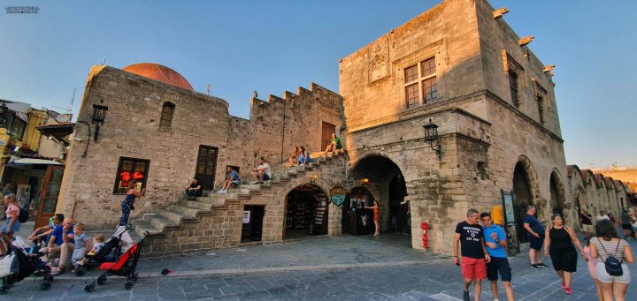 old town Rhodes natural stone architecture home design Medieval style ca BC canada