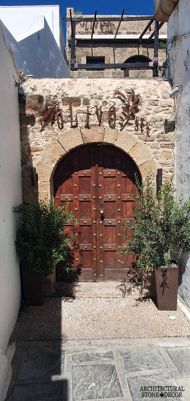 stone door surround cladding