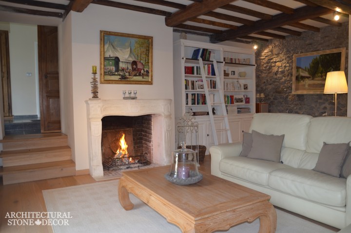  natural stone limestone fireplace mantel interior design home decor canada ca uk usa