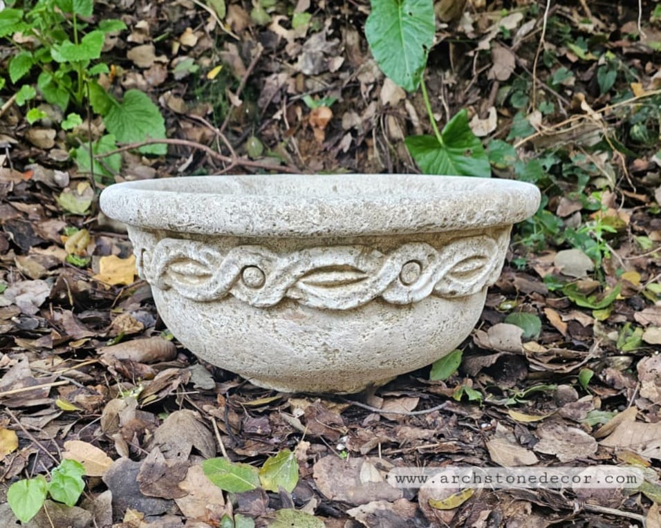 custom carved bowl limestone vessel sink Mediterranean sink interior design bathroom ideas powder room decor